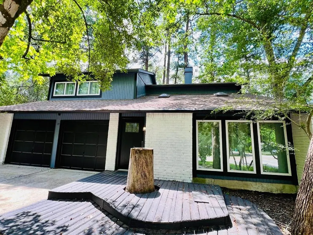 Semesterbostad House 3-Bed 2,5-Bath Free Parking With Washer Dryer Inside The Woodlands