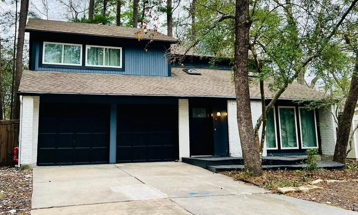 Semesterbostad House 3-Bed 2,5-Bath Free Parking With Washer Dryer Inside The Woodlands